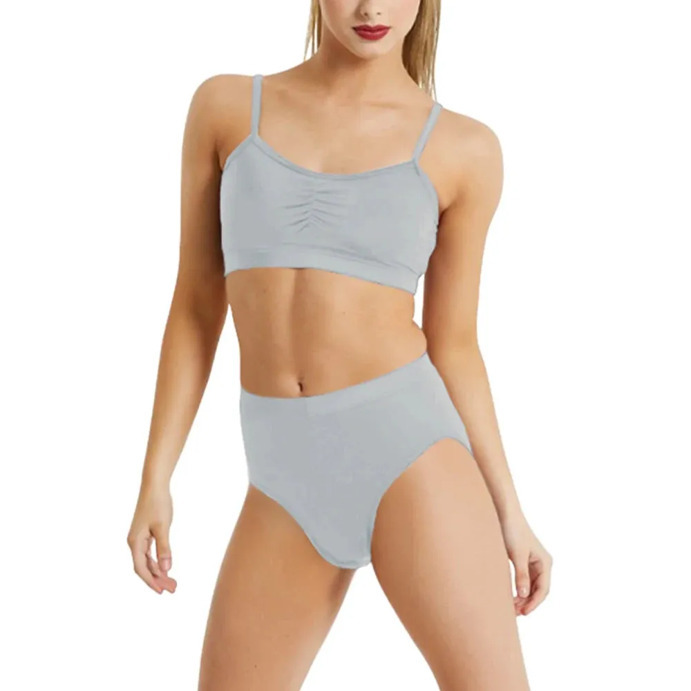 #D3132 WOMENS 2 Piece Set Top and Briefs- Contempory- Perfect for Under a Shirt or Mesh Dress for Troupe or Solo Performance