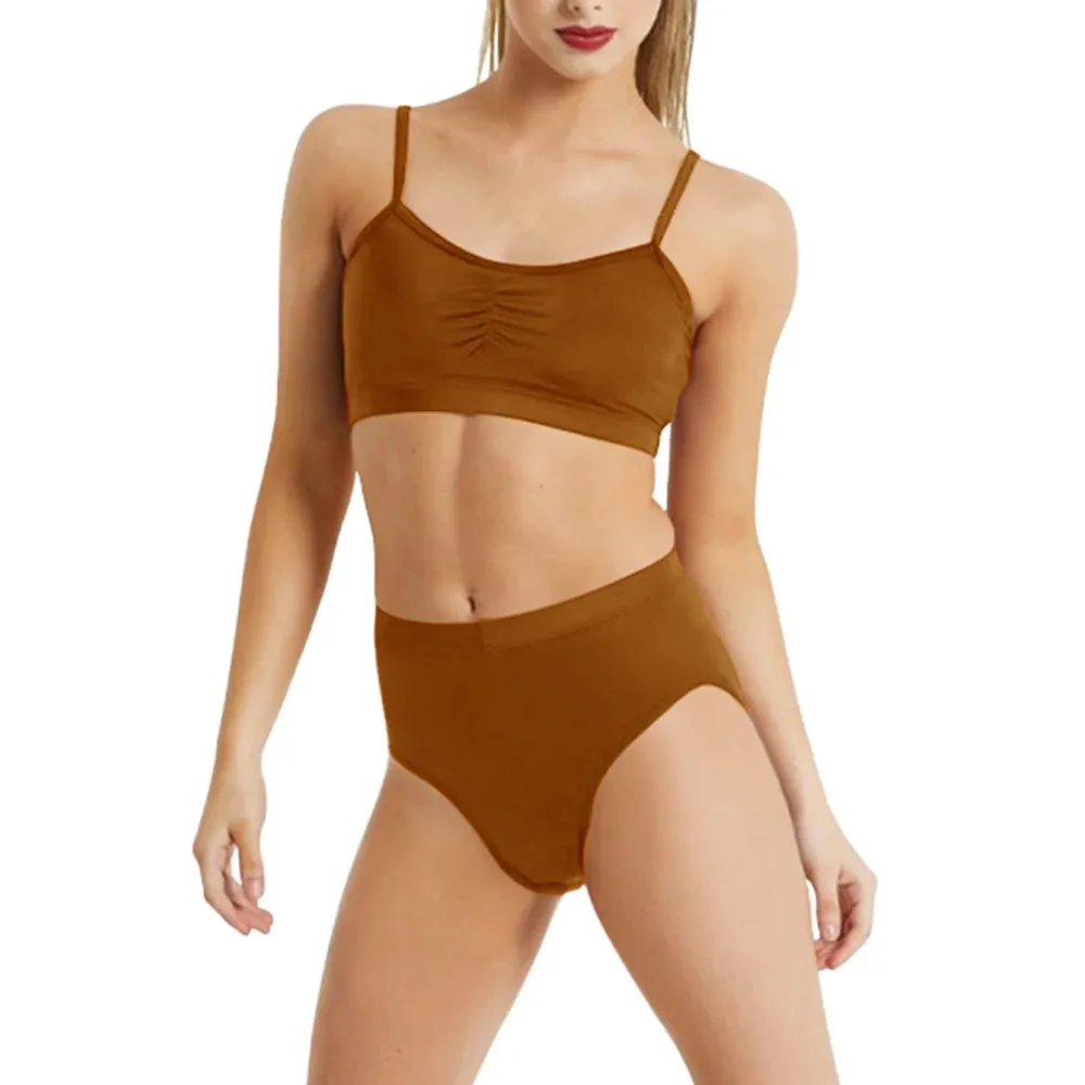 #D3132 WOMENS 2 Piece Set Top and Briefs- Contempory- Perfect for Under a Shirt or Mesh Dress for Troupe or Solo Performance