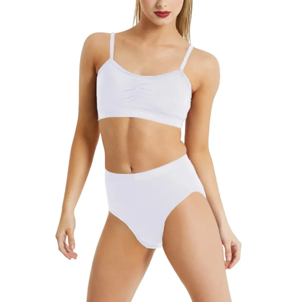 #D3132 WOMENS 2 Piece Set Top and Briefs- Contempory- Perfect for Under a Shirt or Mesh Dress for Troupe or Solo Performance