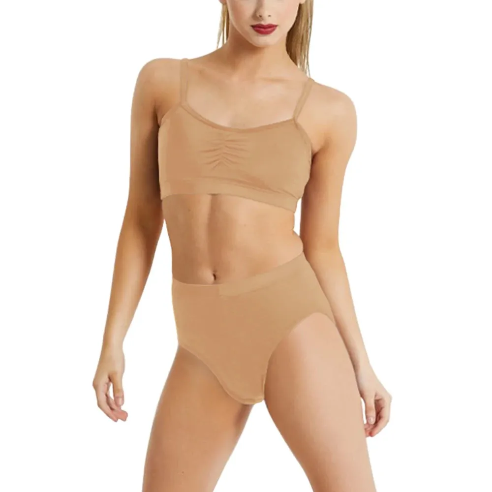 #D3132 WOMENS 2 Piece Set Top and Briefs- Contempory- Perfect for Under a Shirt or Mesh Dress for Troupe or Solo Performance