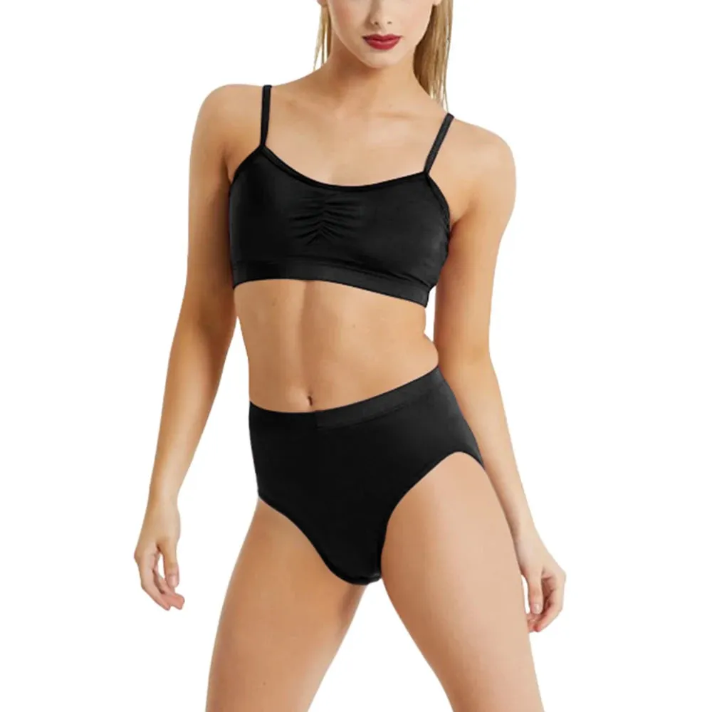 #D3132 WOMENS 2 Piece Set Top and Briefs- Contempory- Perfect for Under a Shirt or Mesh Dress for Troupe or Solo Performance