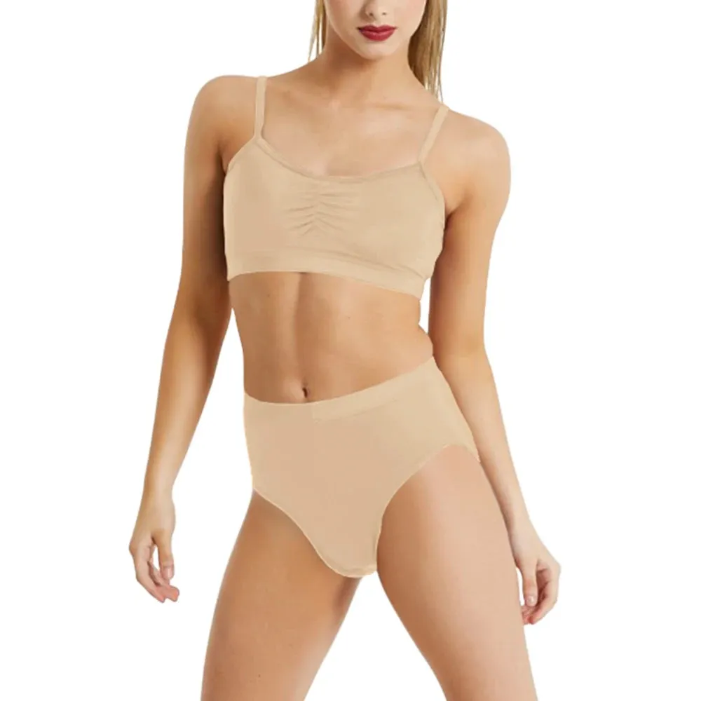 #D3132 WOMENS 2 Piece Set Top and Briefs- Contempory- Perfect for Under a Shirt or Mesh Dress for Troupe or Solo Performance