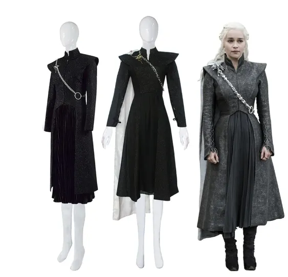 Daenerys Targaryen Cosplay comic Costume Uniform Middle Ages- 25 day shipping