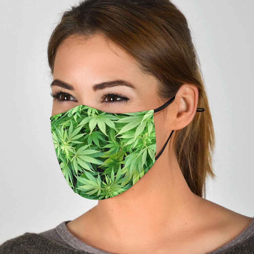 Dank Master Green Leaf Face Mask