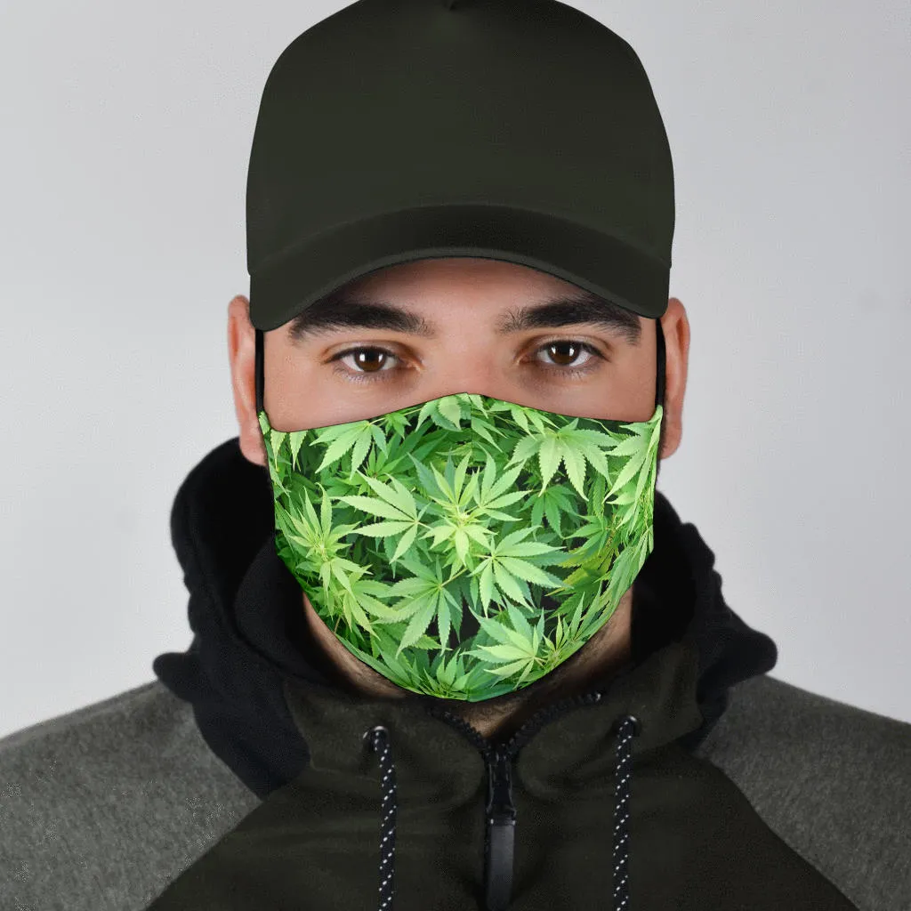 Dank Master Green Leaf Face Mask