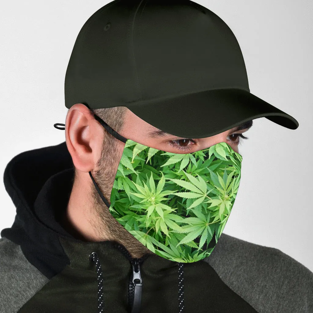 Dank Master Green Leaf Face Mask