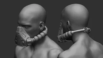 Darth Malgus Breathing Mask stl