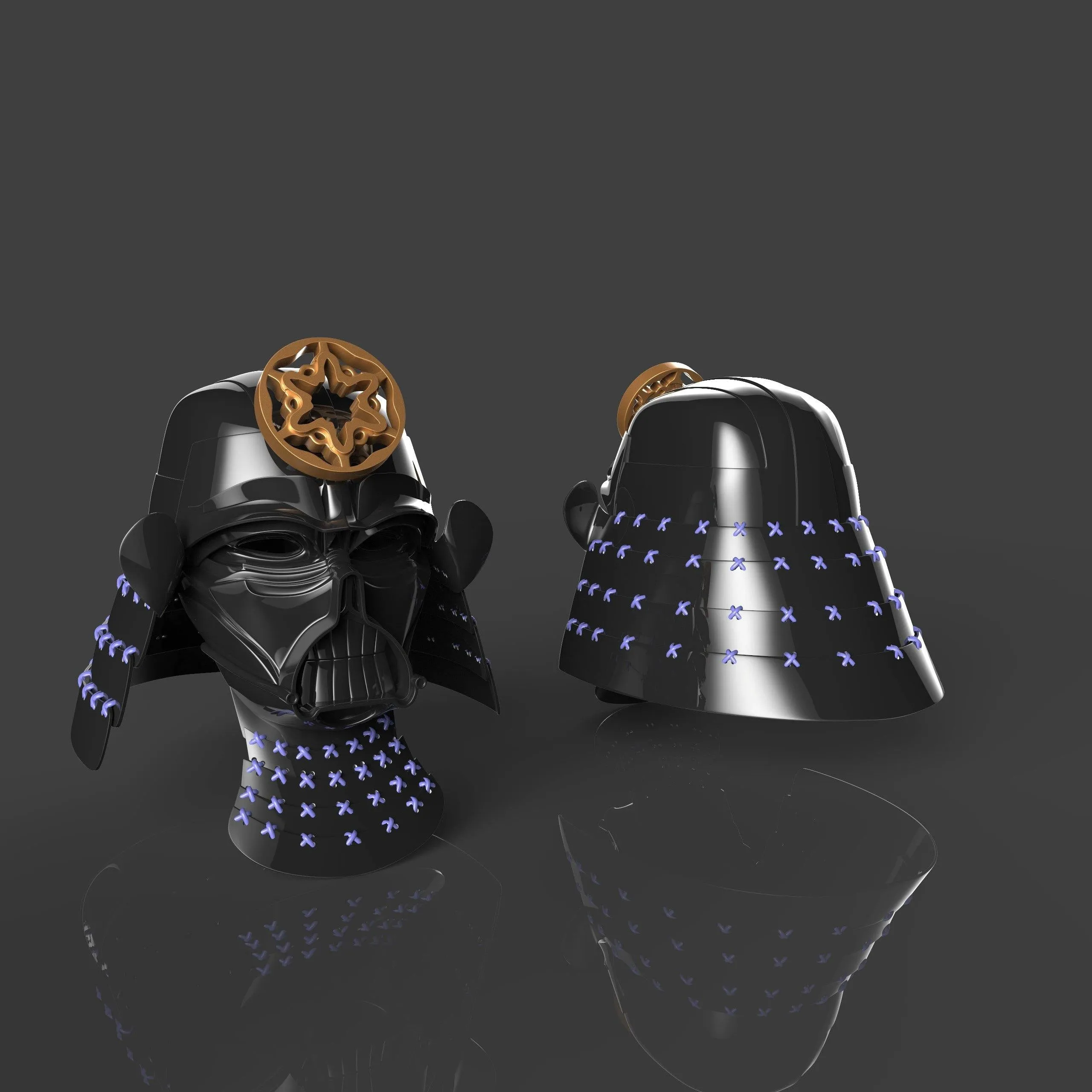 Darth Vader Samurai Helmet