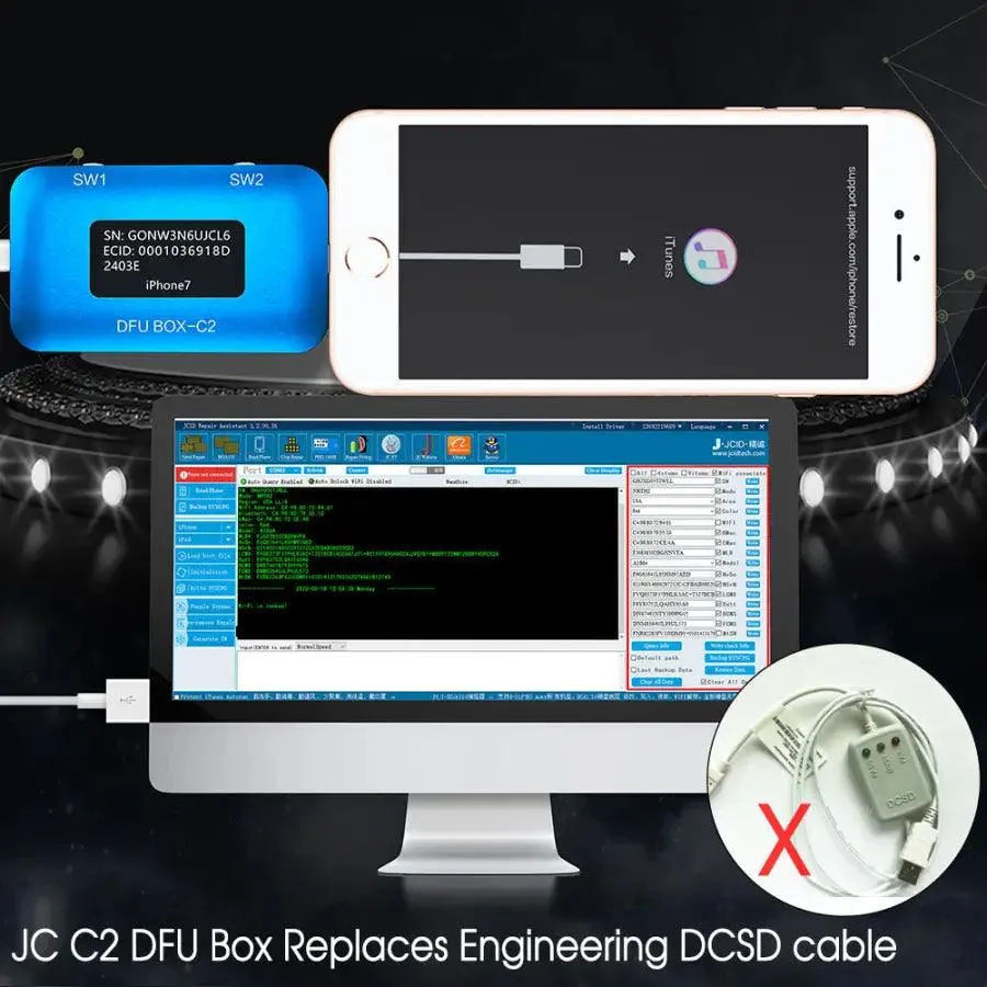 DCSD Alex Cable Engineering Cable Serial Port for iPhone iPad DFU