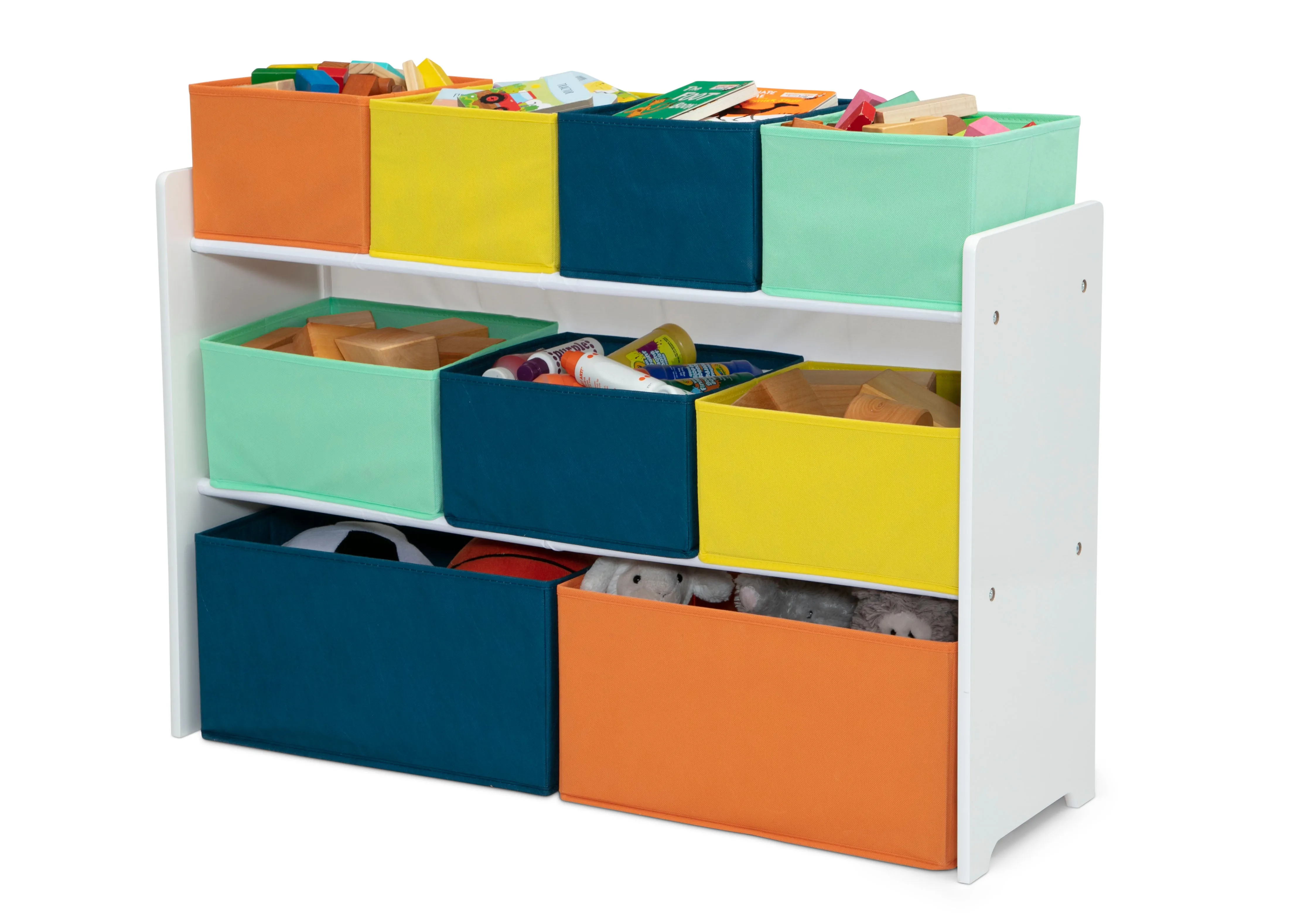 Deluxe Multi-Bin Toy Organizer with Storage Bins