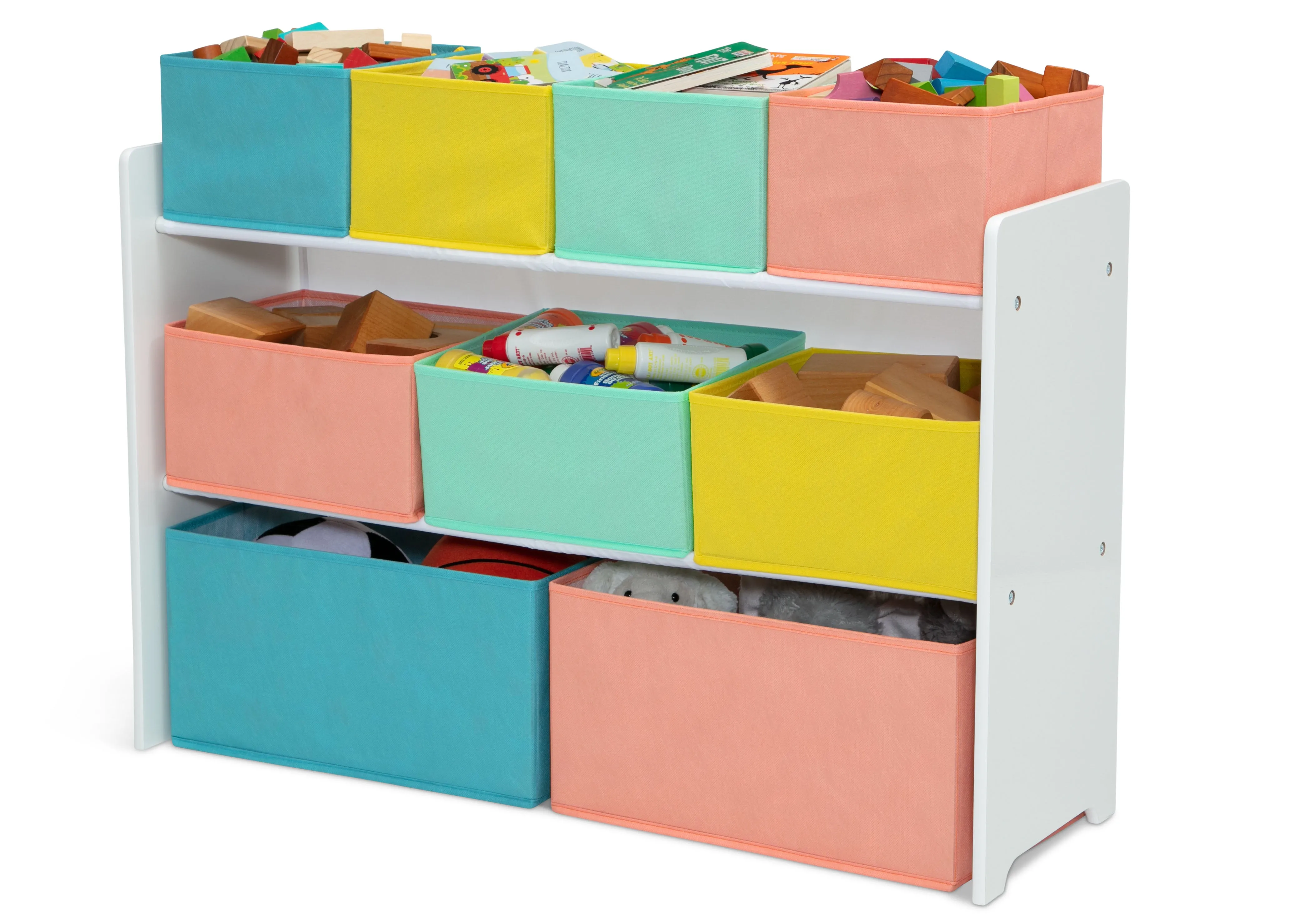 Deluxe Multi-Bin Toy Organizer with Storage Bins