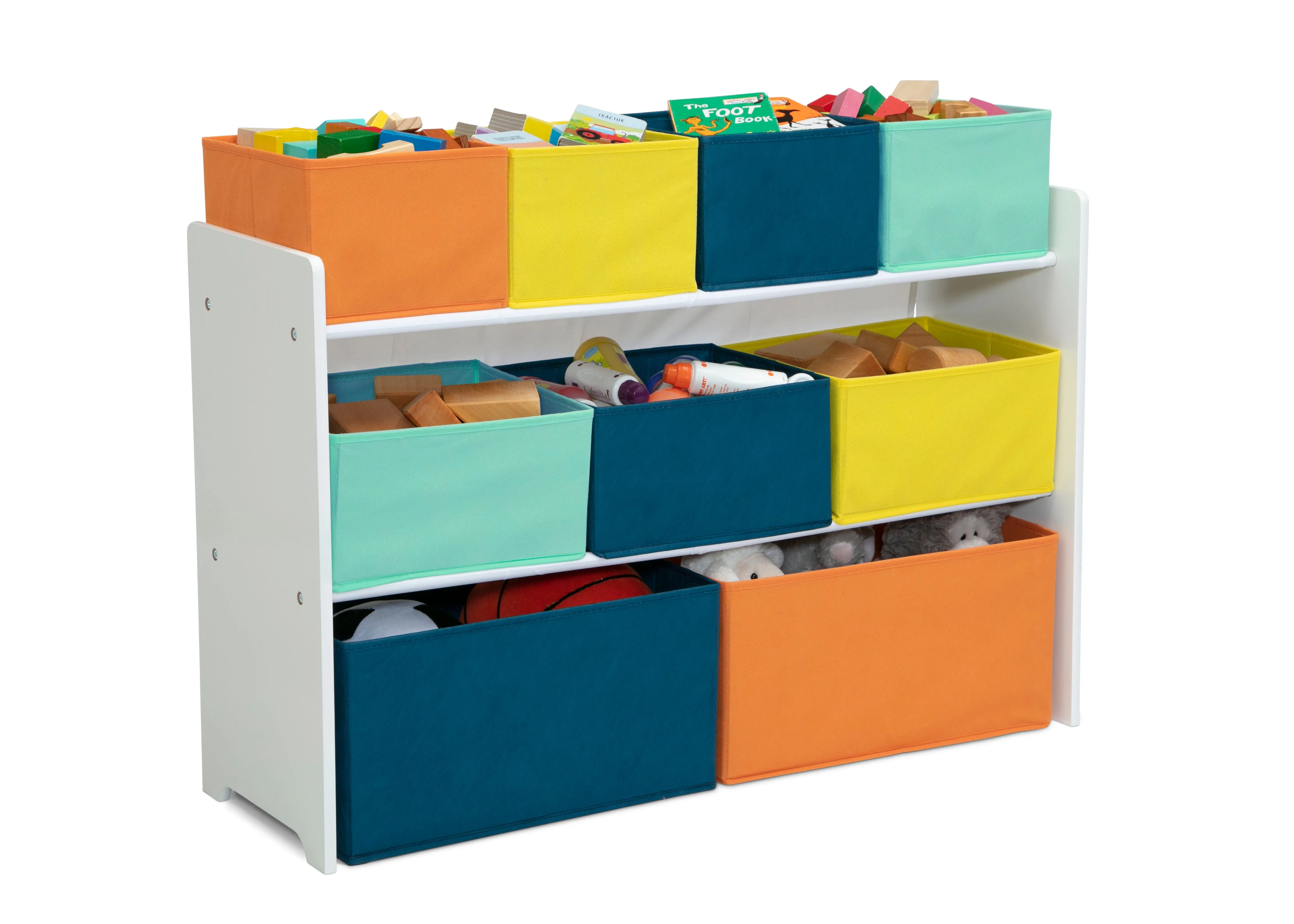 Deluxe Multi-Bin Toy Organizer with Storage Bins