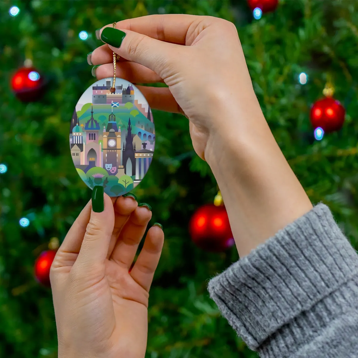 Edinburgh Ceramic Ornament