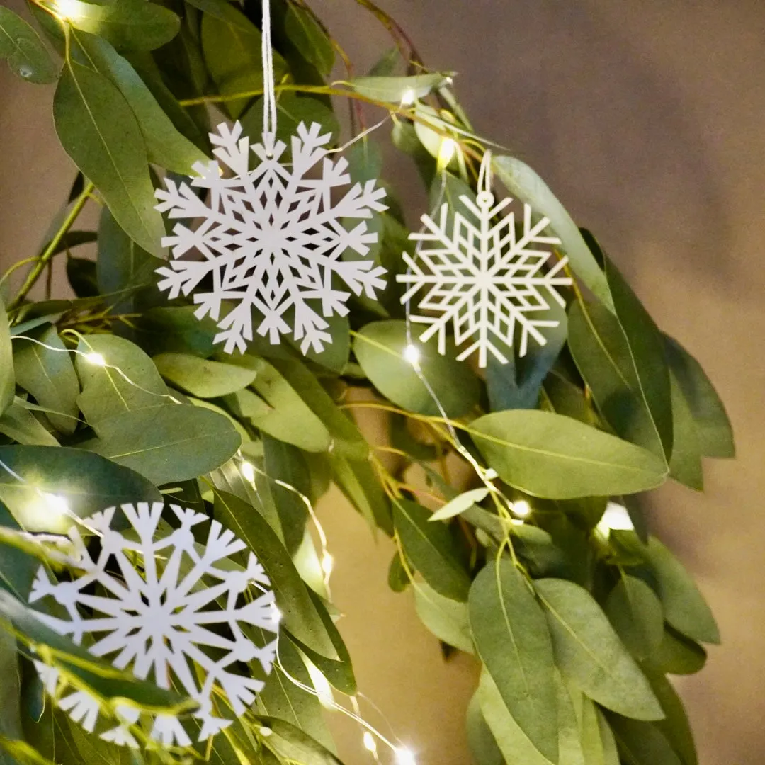 Eighteen Paper Snowflakes