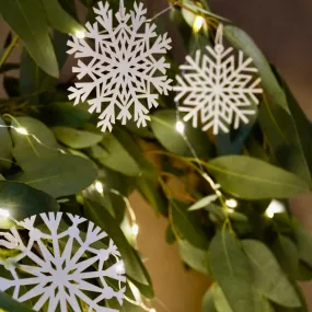 Eighteen Paper Snowflakes