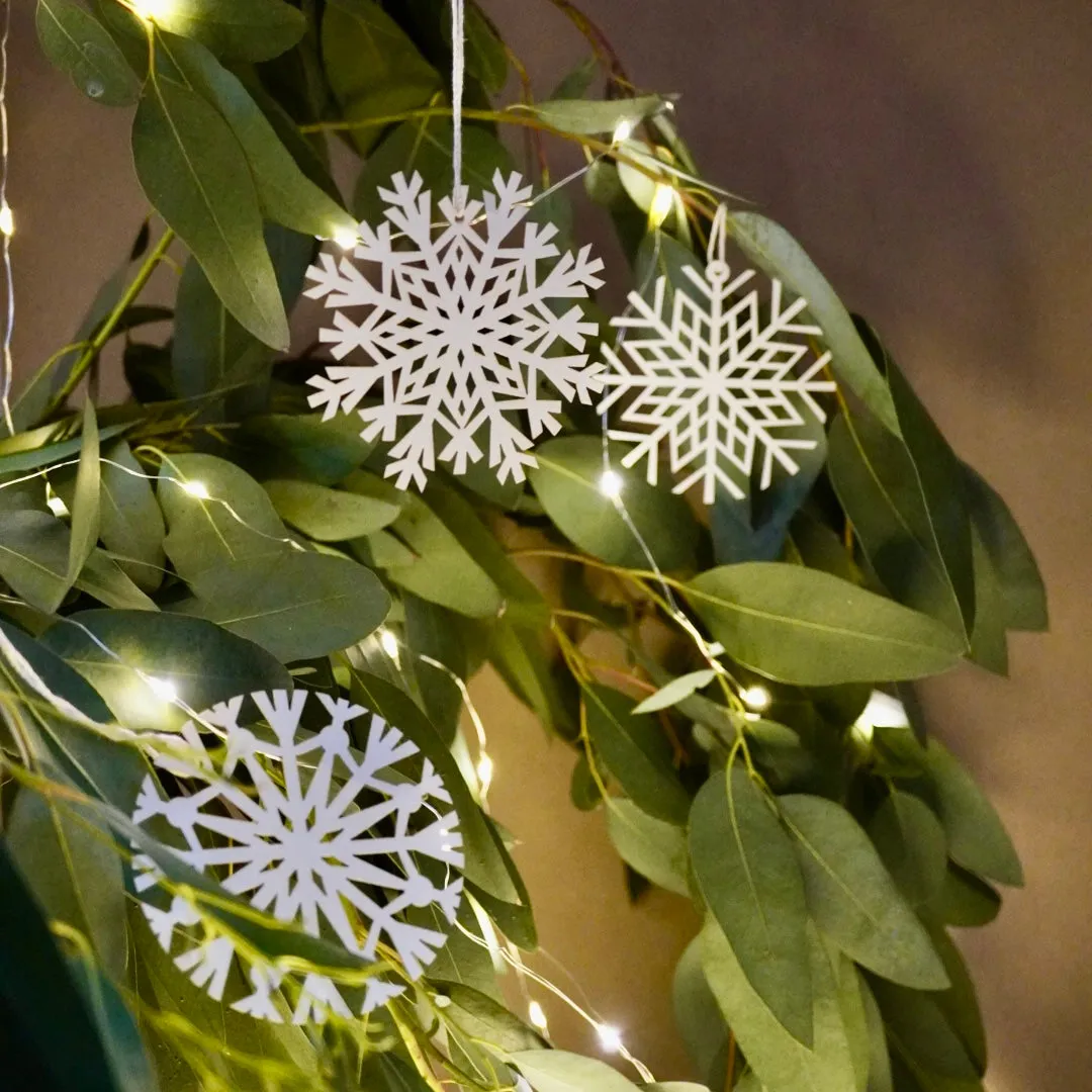 Eighteen Paper Snowflakes