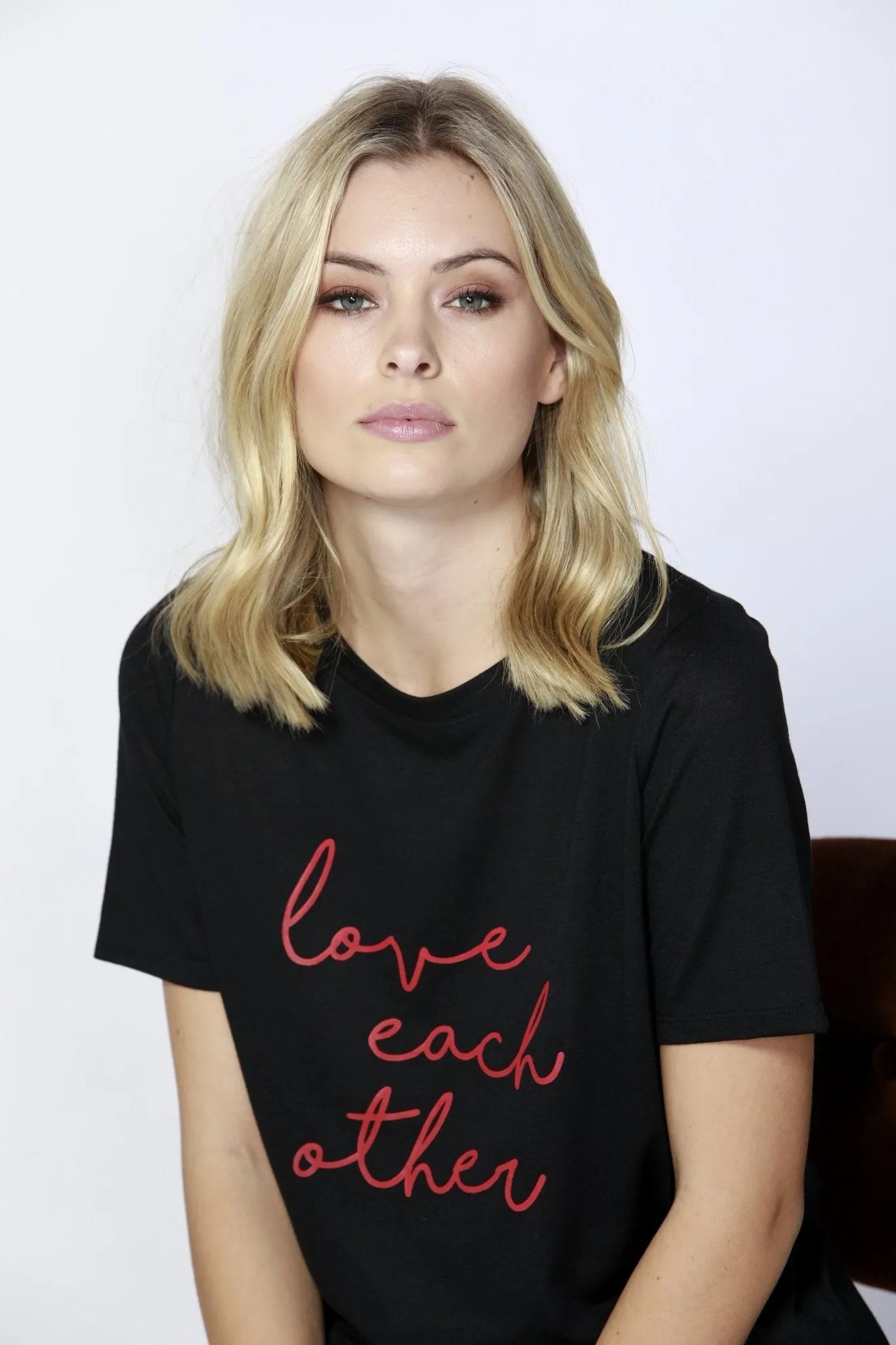 Fate   Becker Love Each Other Tee in Black