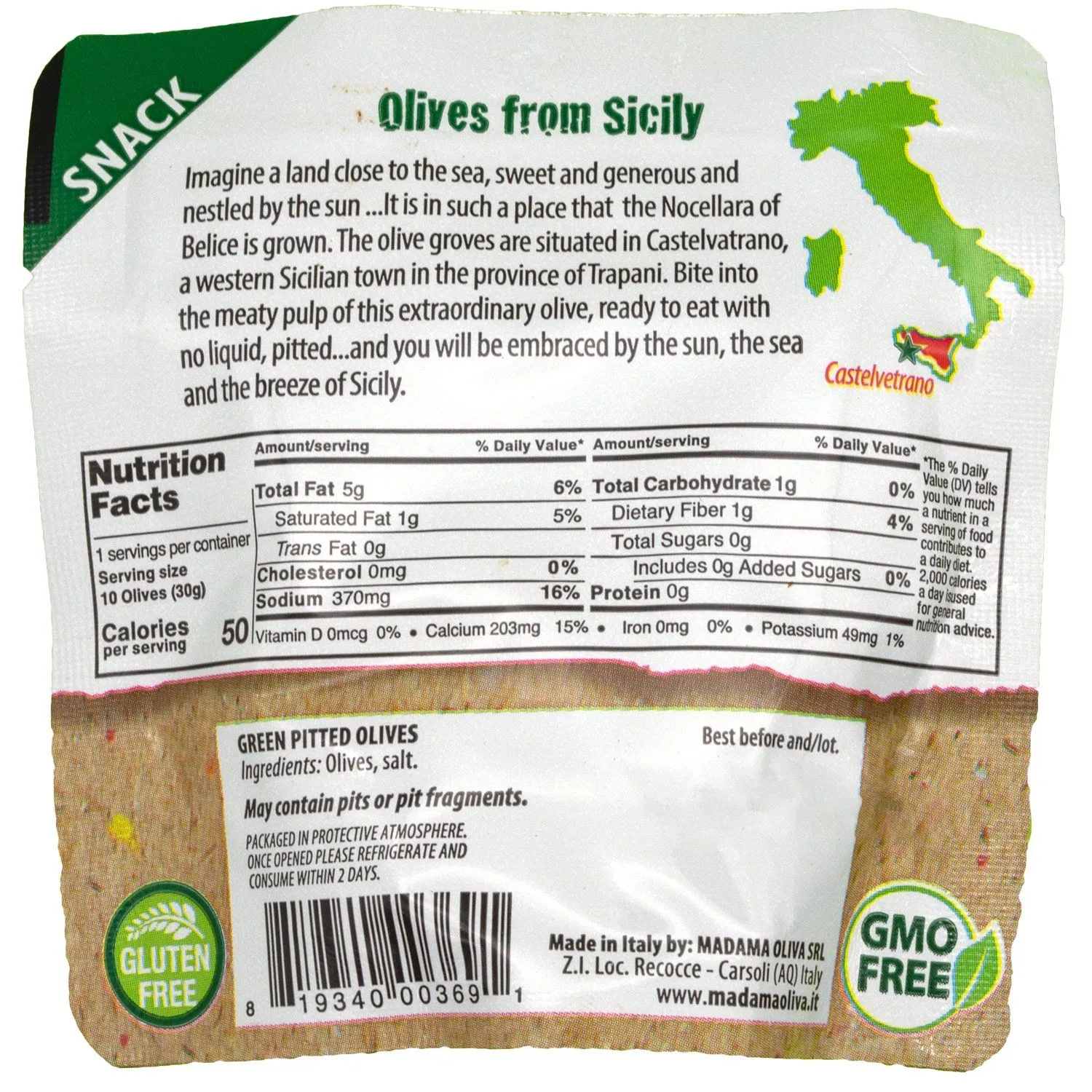 Frutto D'italia Snacking Olives