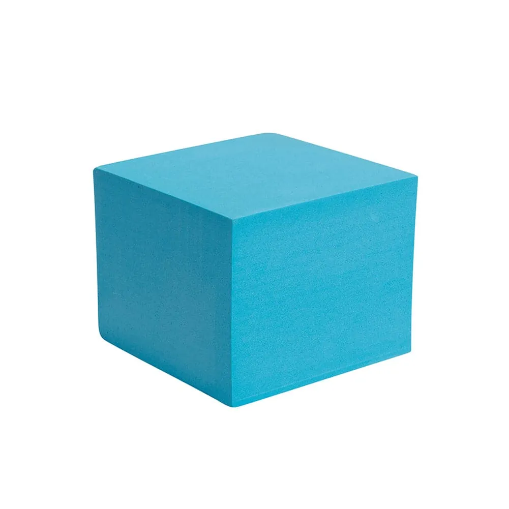 Geometric Foam Styling Props For Photography - Capri Blue 4 Pack