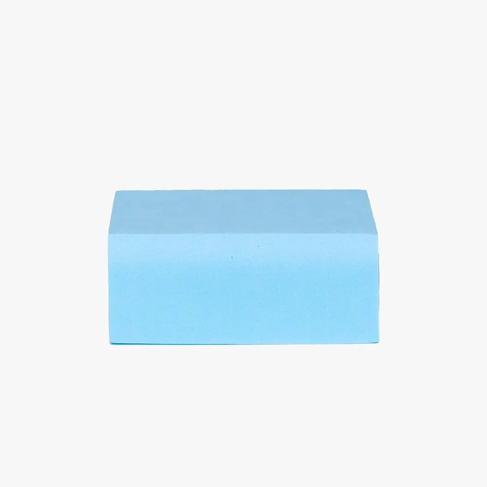 Geometric Foam Styling Props for Photography - Short Square 10cm (Powder Blue)