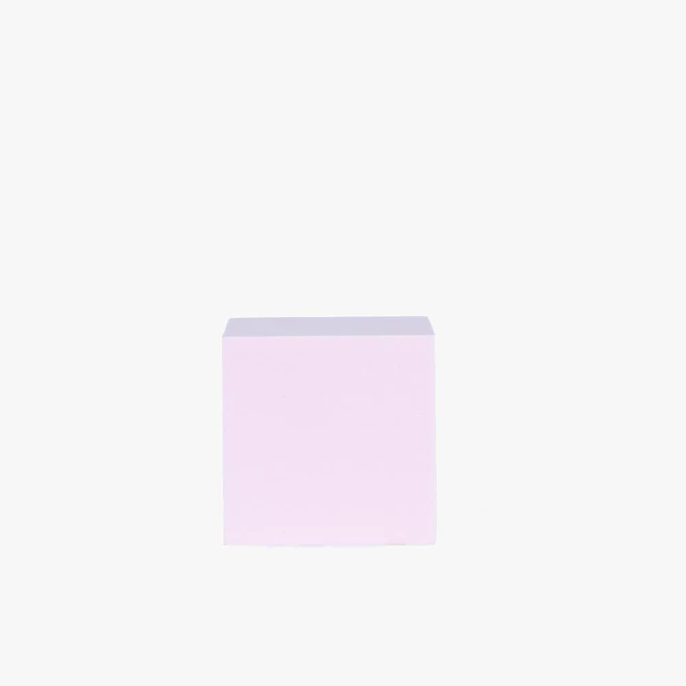 Geometric Foam Styling Props for Photography - Tall Square 10cm (Blush Pink)