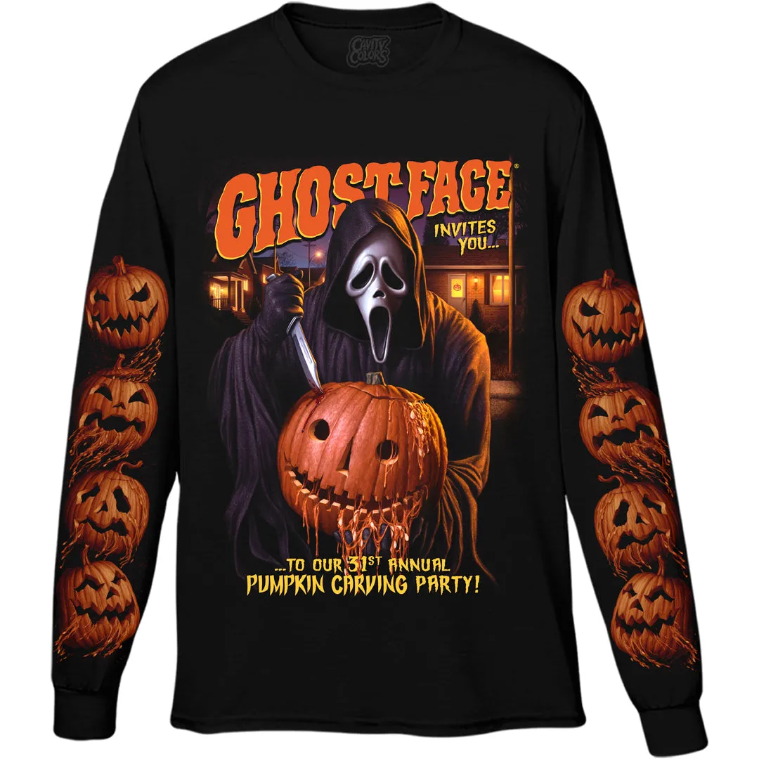 GHOST FACE: HALLOWEEN PARTY - LONG SLEEVE SHIRT