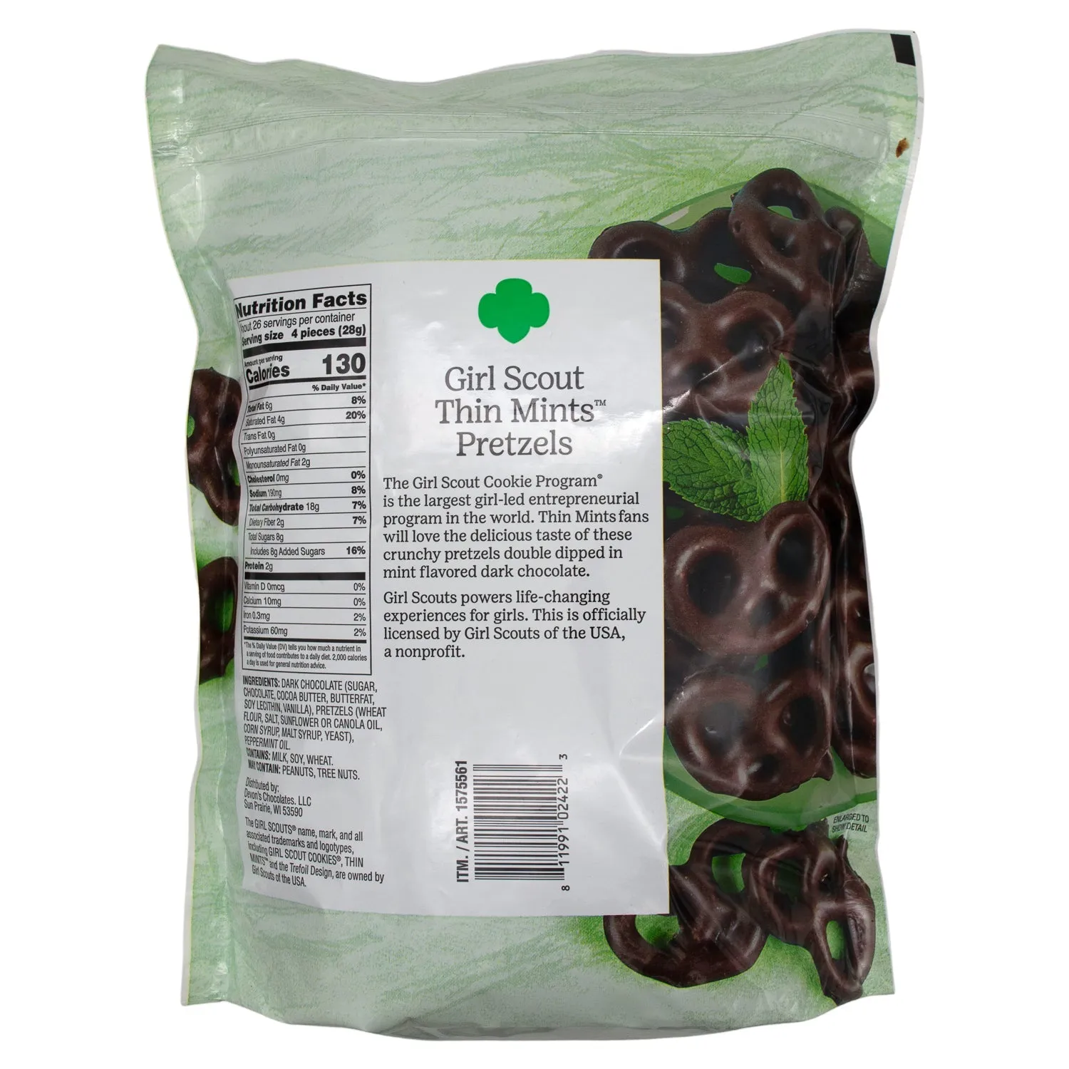 Girl Scout Thin Mint Pretzels