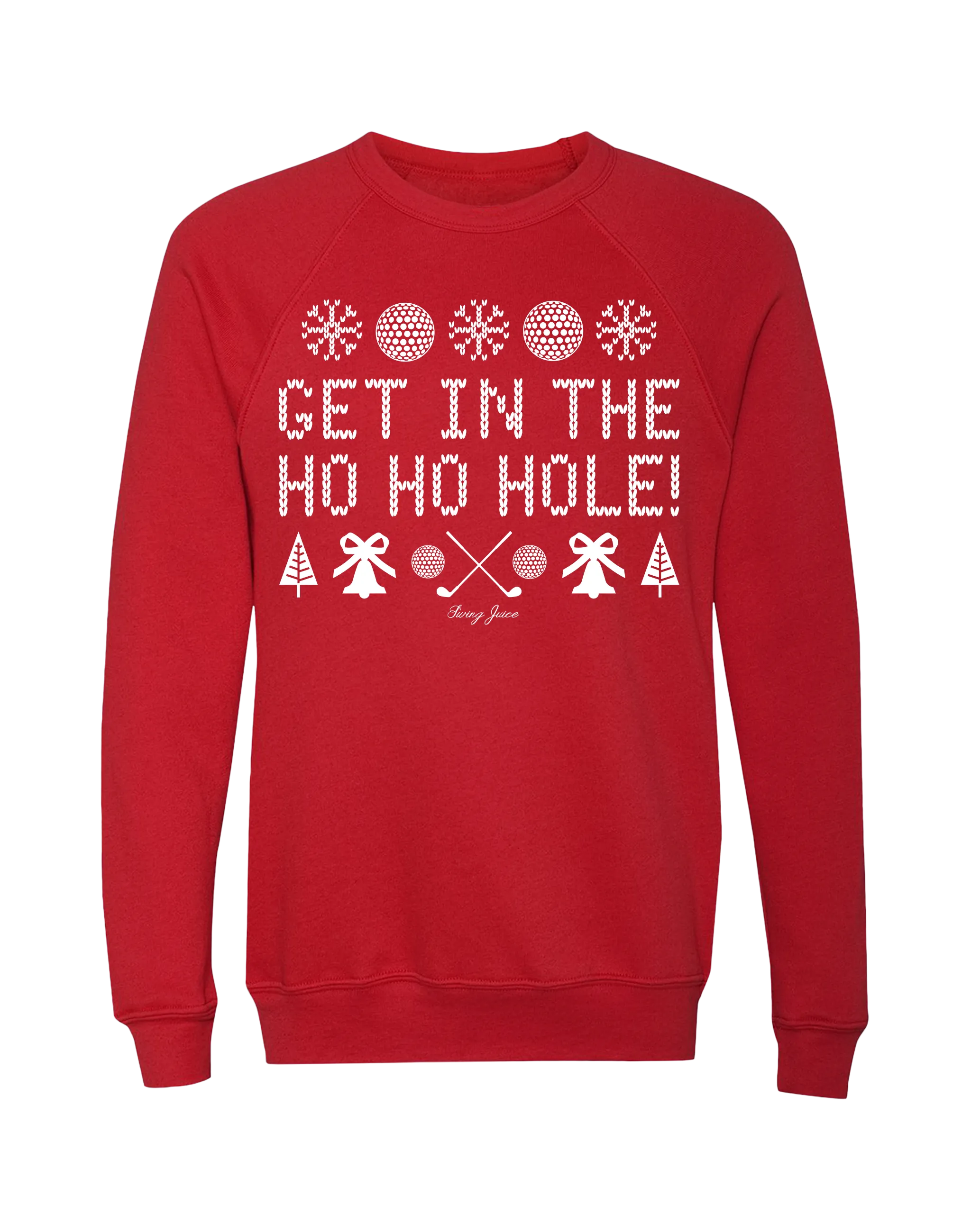 Golf Get In The Ho Ho Hole! Unisex Ugly Sweatshirt