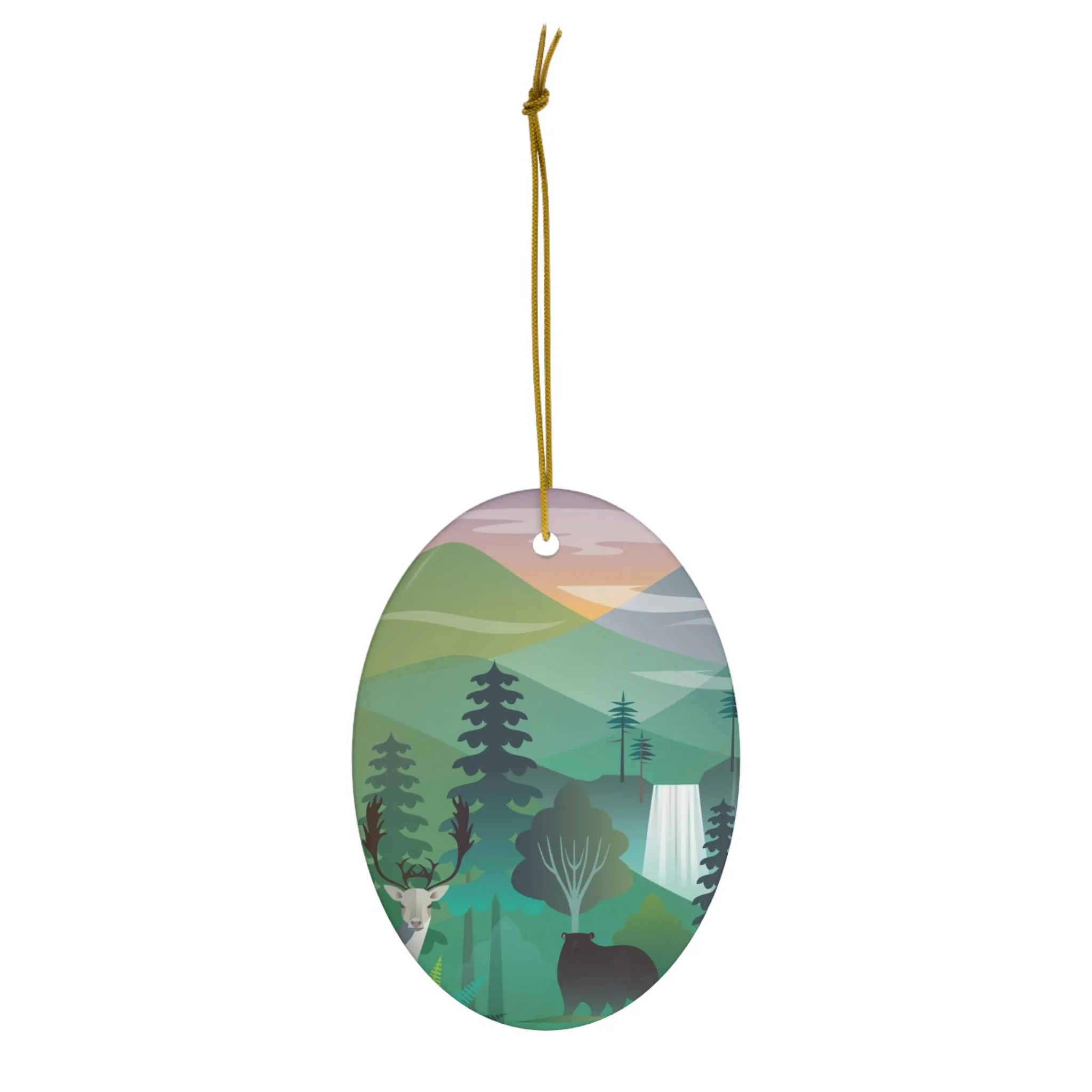 Great Smoky Mountains National Park Ceramic Ornament