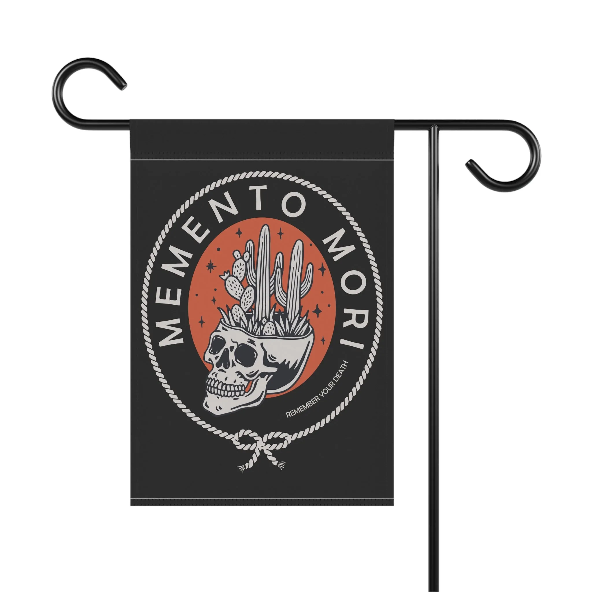 Halloween Catholic Garden Flag