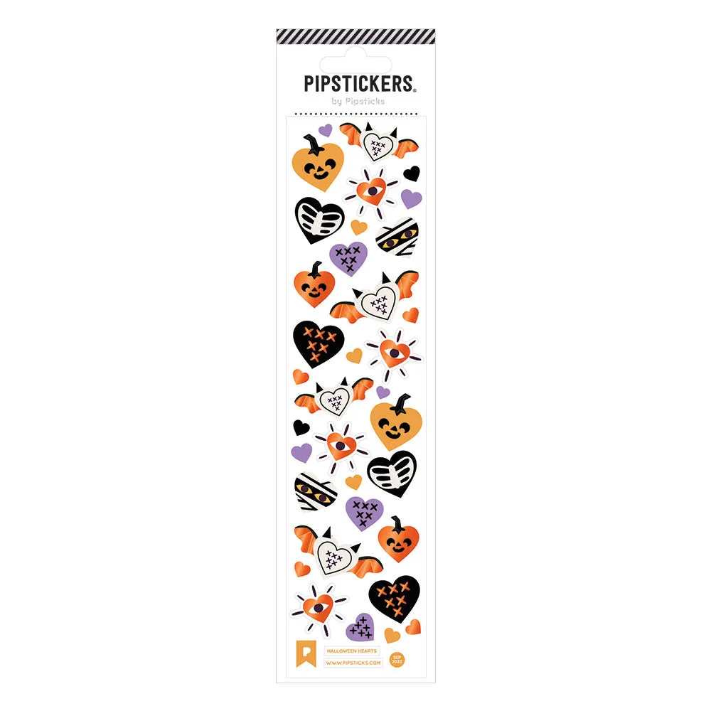 halloween hearts stickers