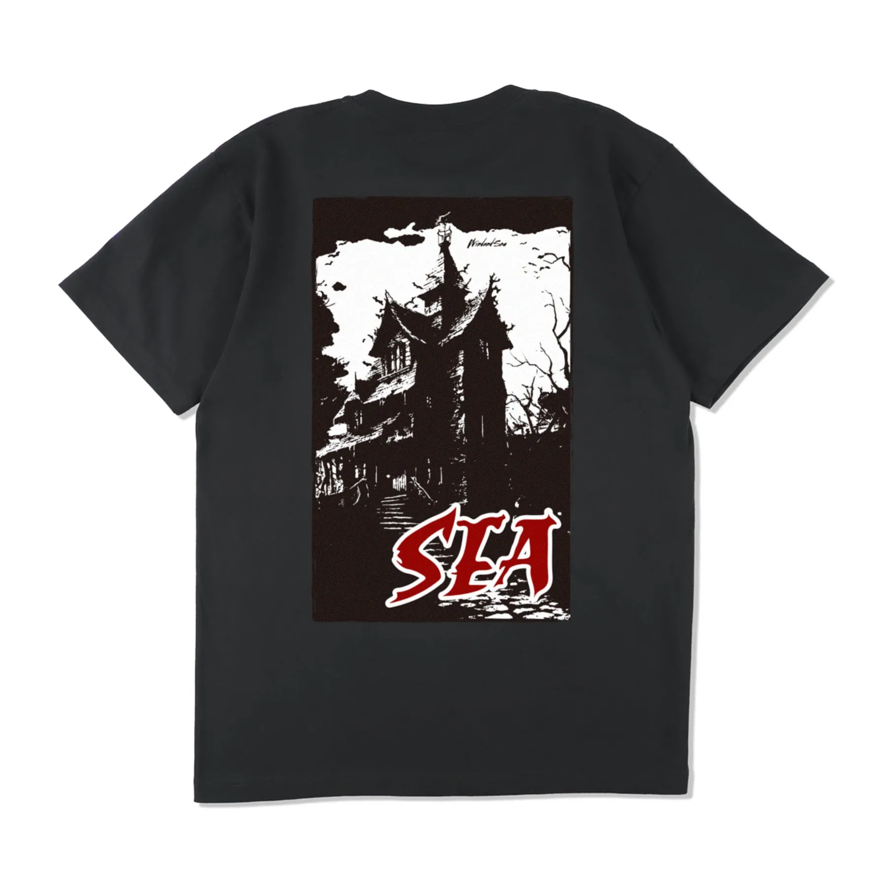 HALLOWEEN MANSION TEE / BLACK