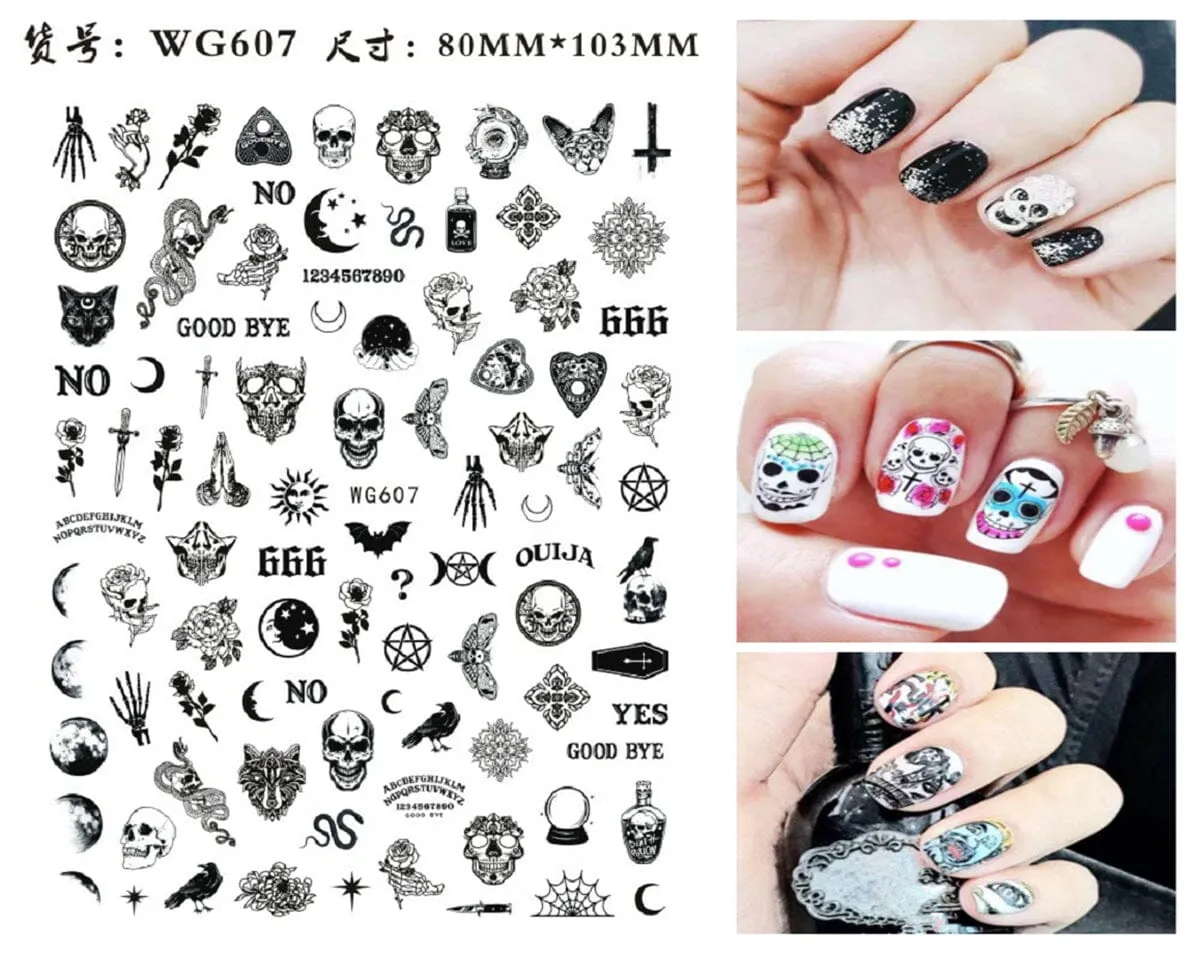 Halloween Nail Art Stickers