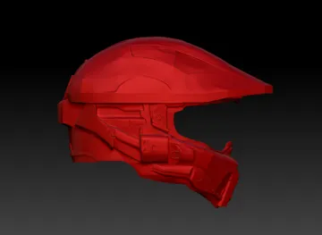 Halo Master Chief Helmet and Visor