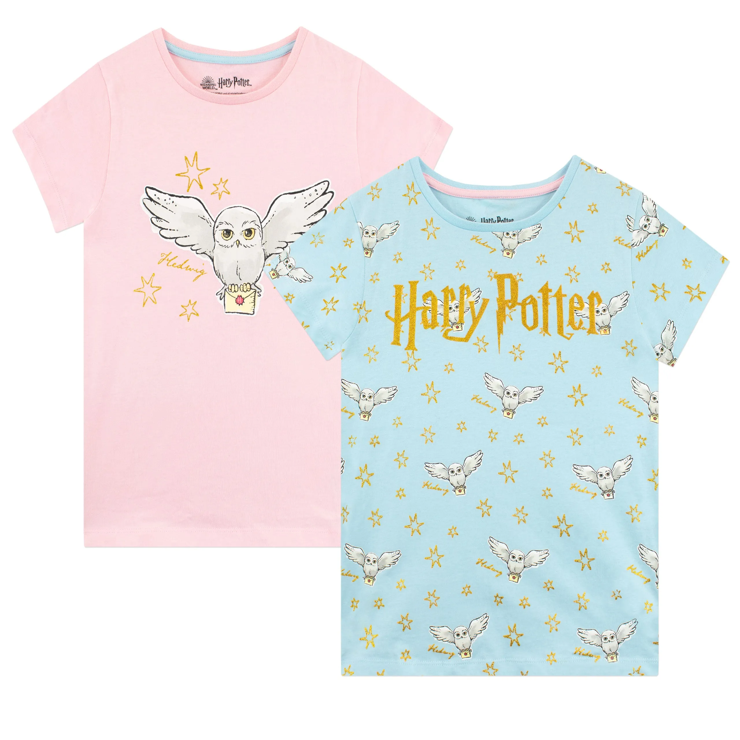 Harry Potter Hedwig T-Shirts - Pack of 2