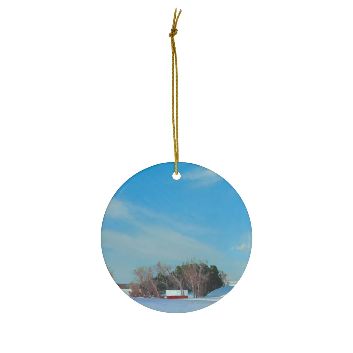 Holiday Ornament - Ben Bauer's Winter Hills of Somerset