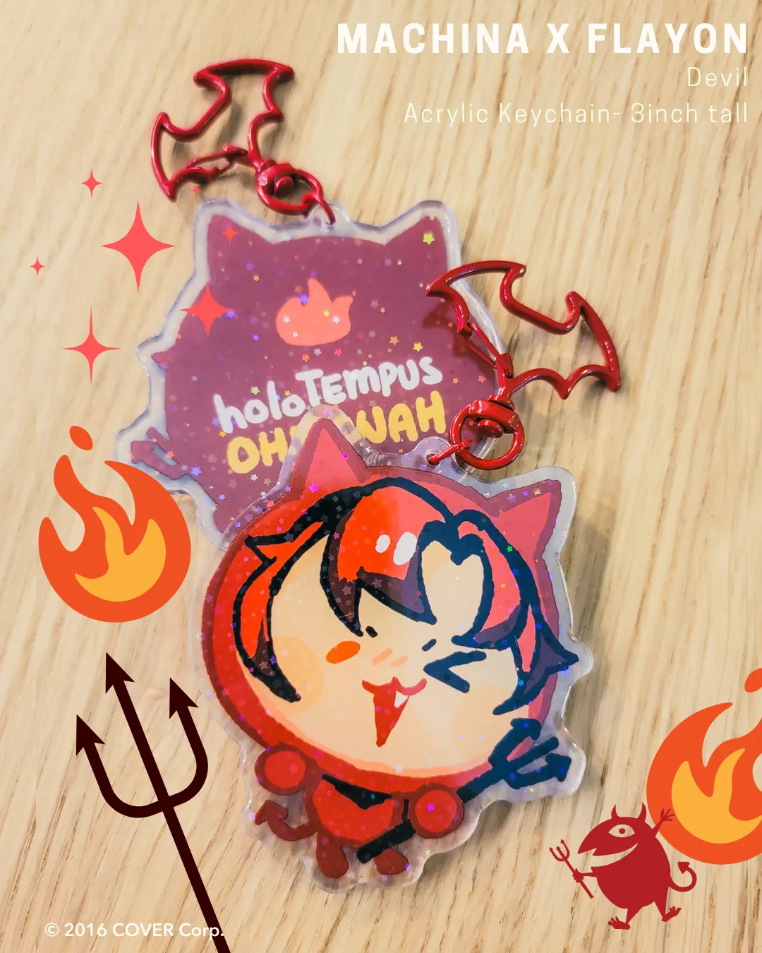 HOLOSTARS English -TEMPUS- Halloween Acrylic Keychain