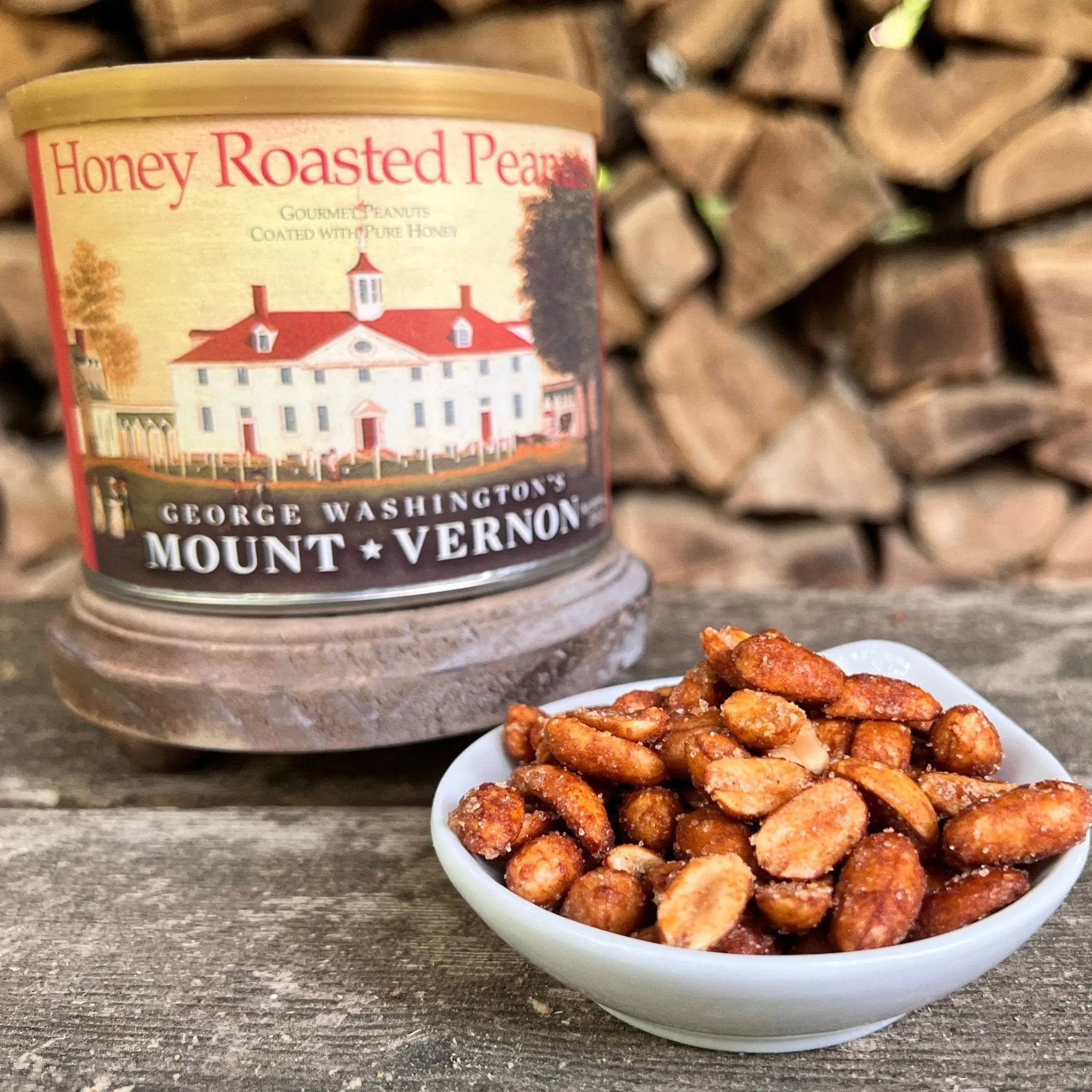 Honey Roasted Peanuts: 9 ounce - Mount Vernon