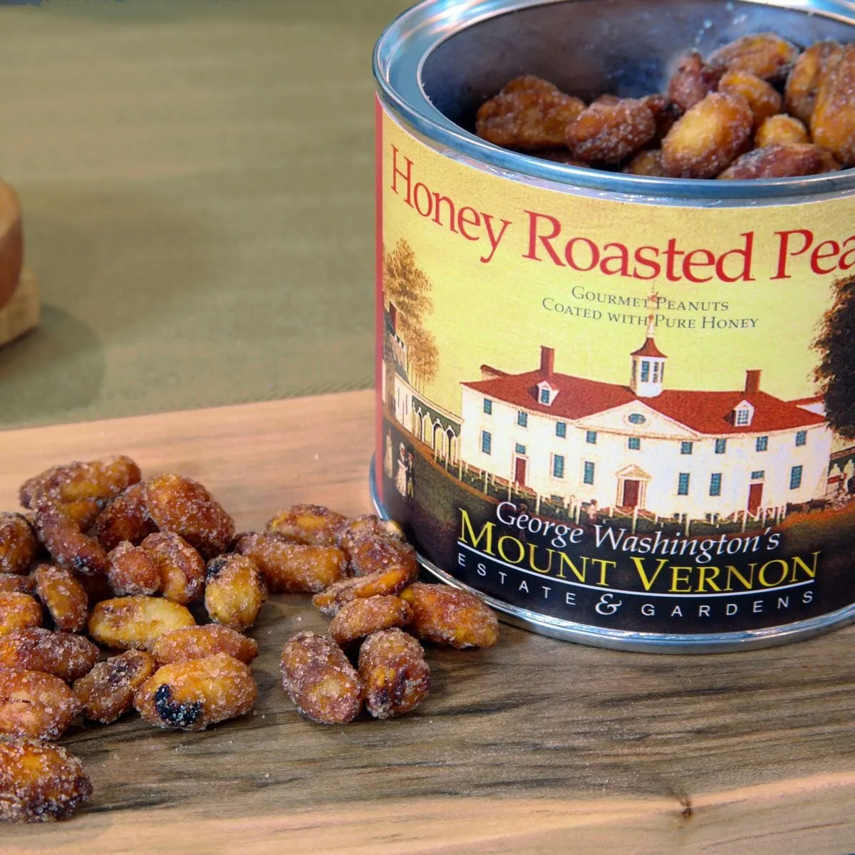 Honey Roasted Peanuts: 9 ounce - Mount Vernon