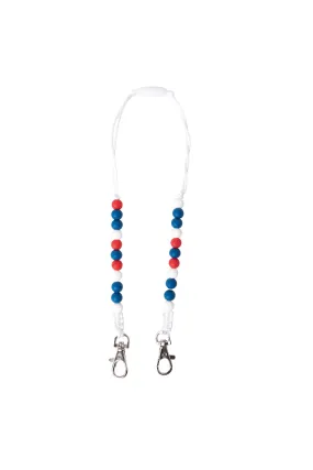 KID'S BEADED MASK LANYARD - BLUE