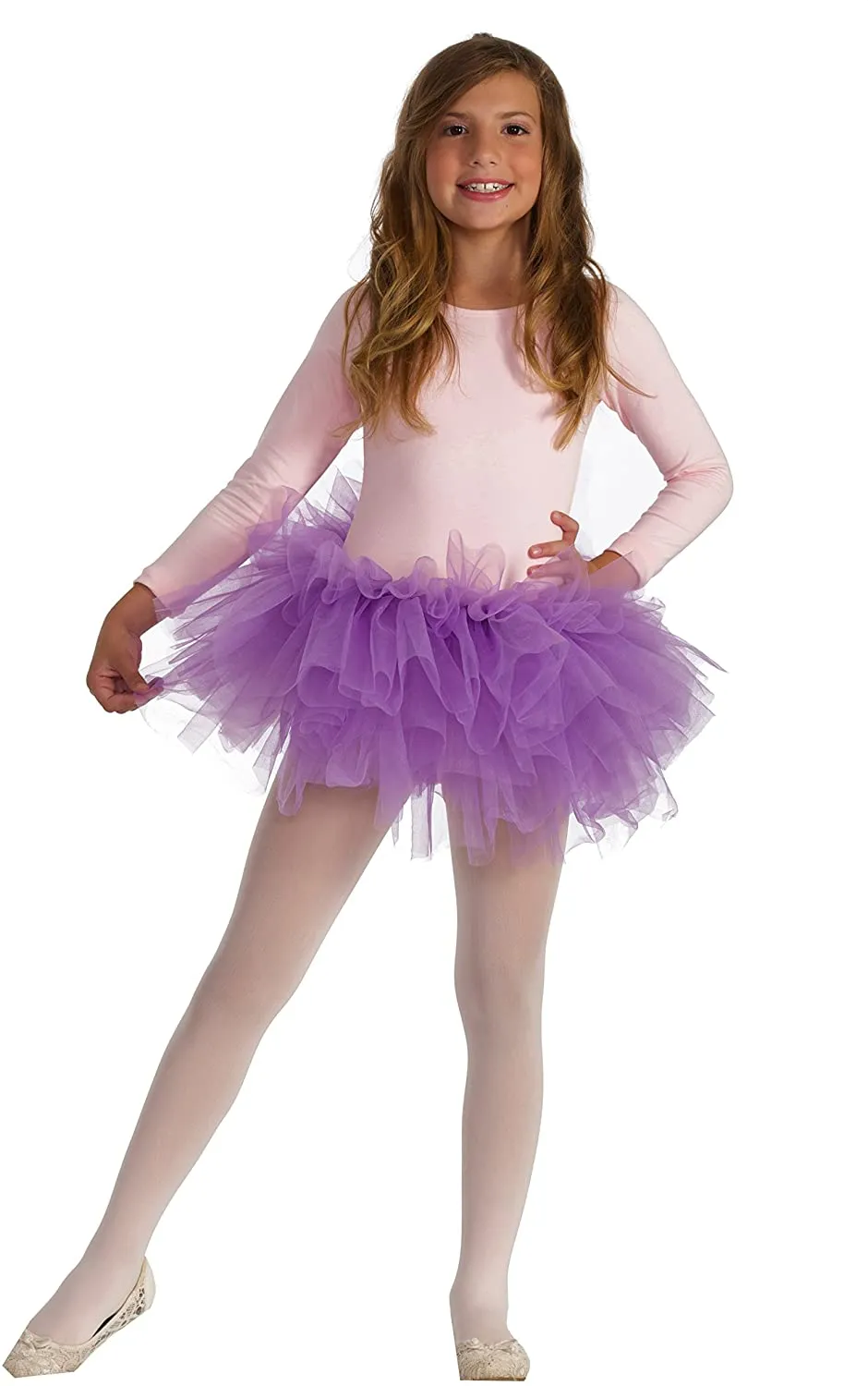 Kids Pink Fluffy Tutu Costume