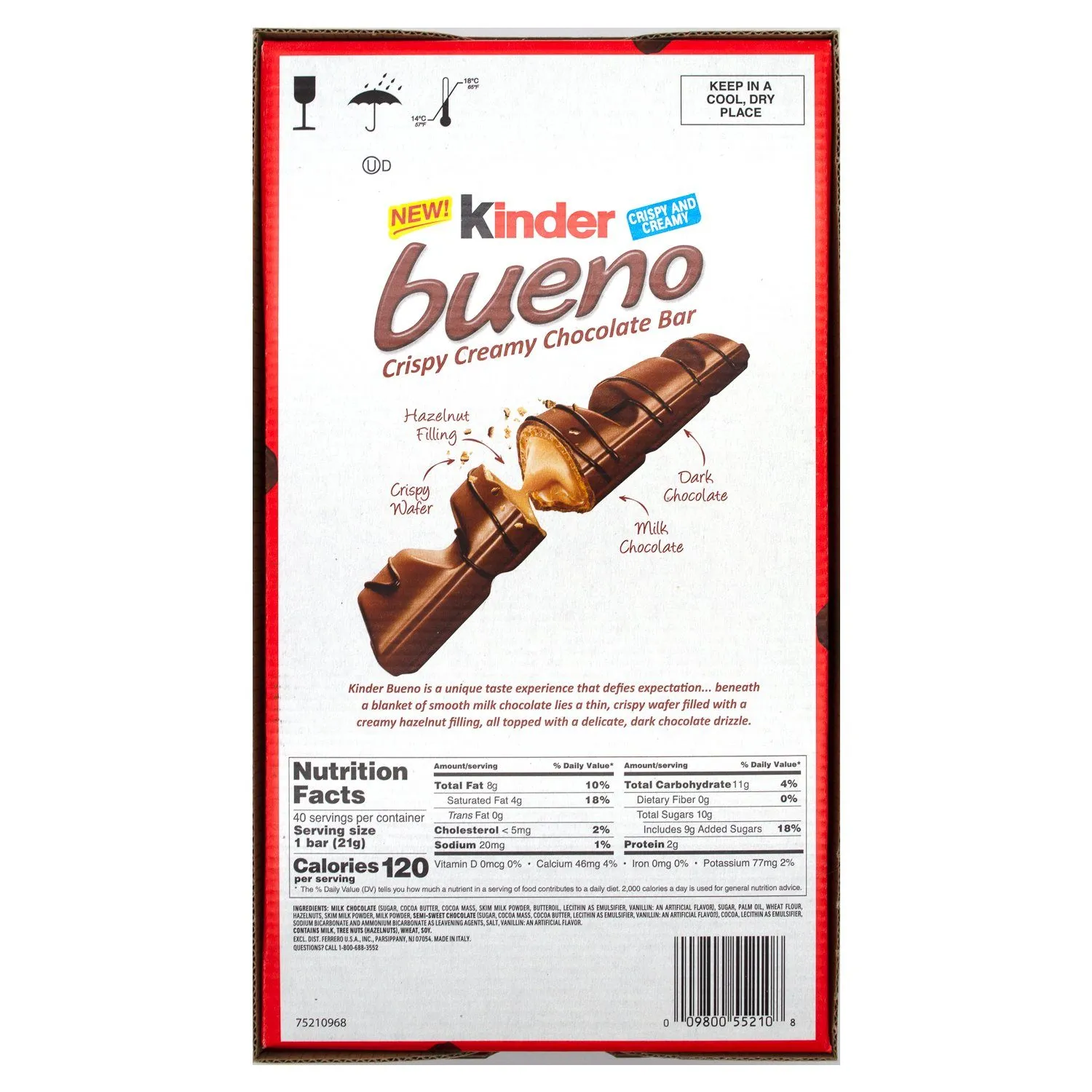 Kinder Bueno Crispy Creamy Chocolate