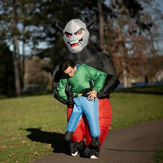 Krampus Carry Me Inflateable Christmas Costume