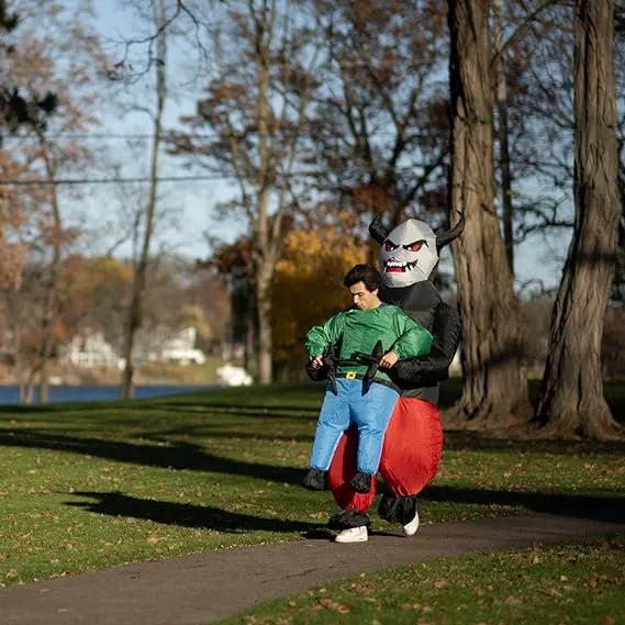 Krampus Carry Me Inflateable Christmas Costume