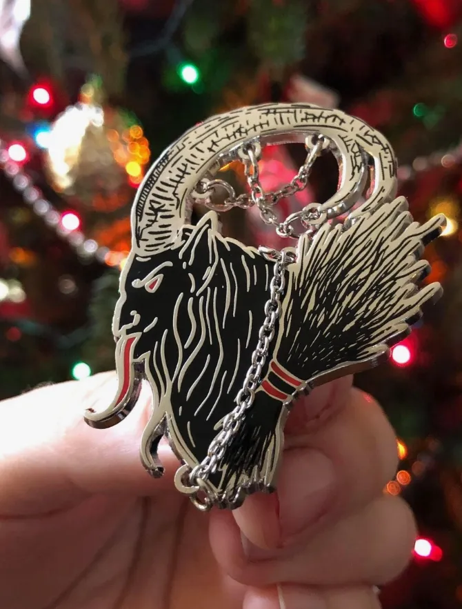 Krampus in Chains-Pin