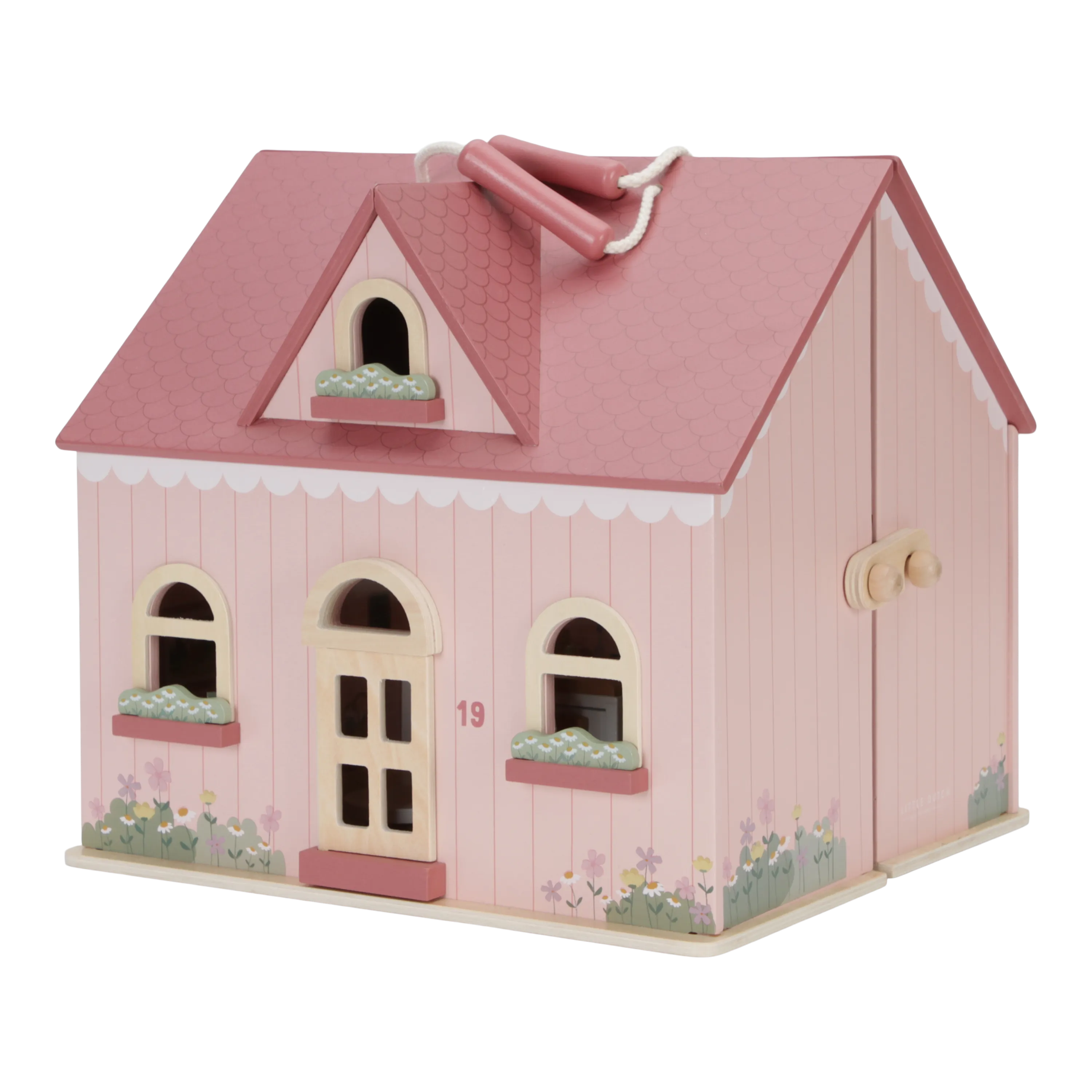 Little Dutch Pink Small Dolls House With Furniture