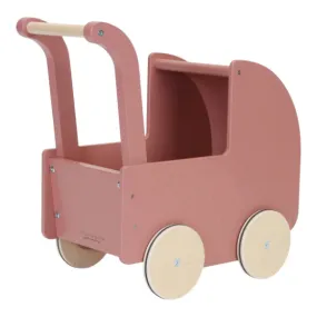 Little Dutch Pink Wooden Doll Pram