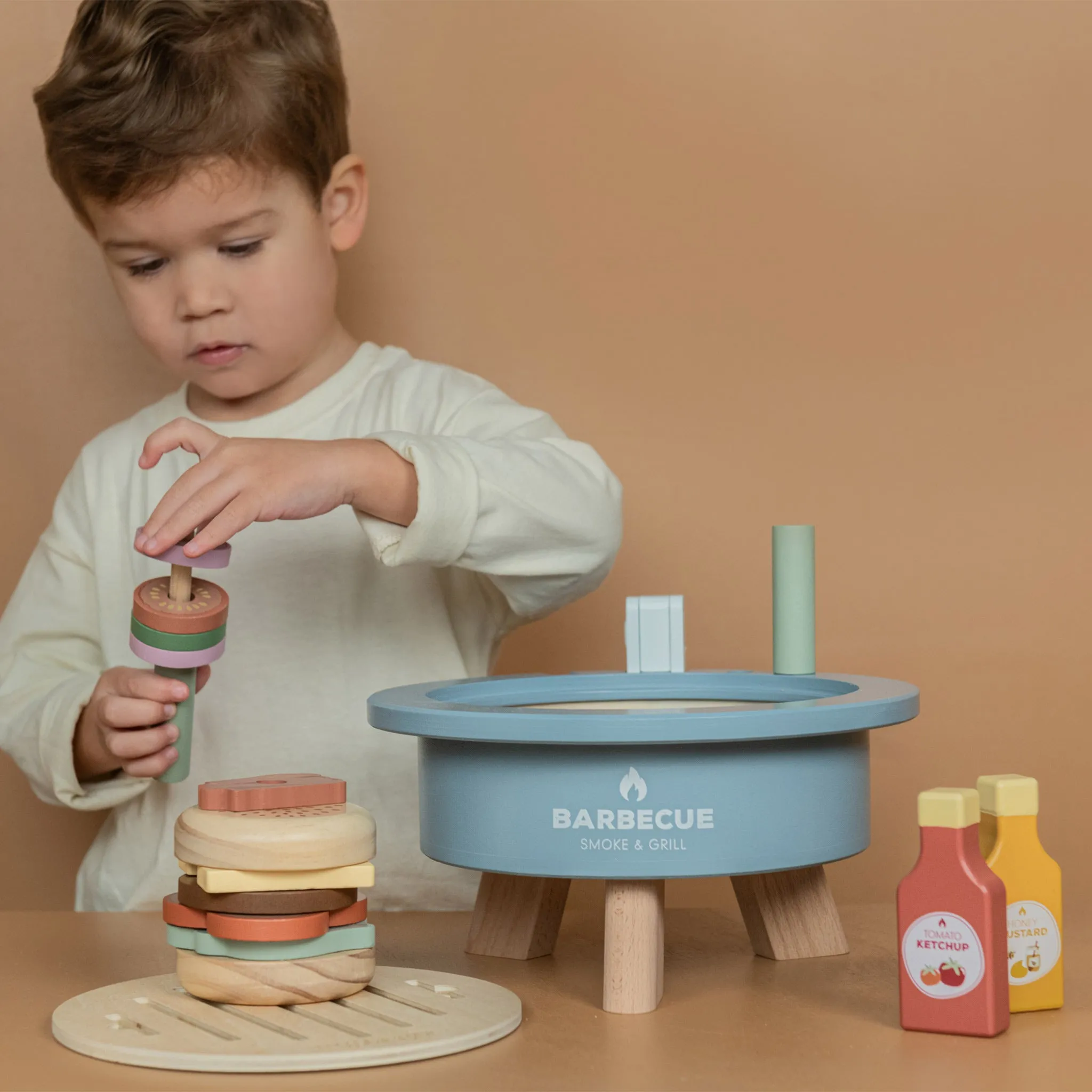 Little Dutch Wooden Toy Barbecue