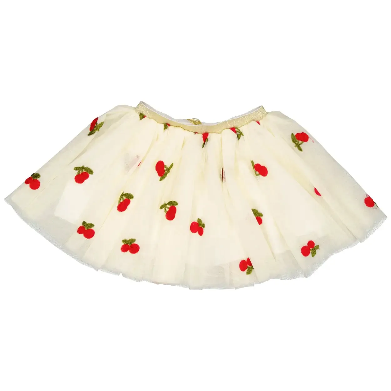 Luciole et Petit Pois | Cherry-Print Tutu Skirt for Girls