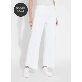 Lysee' Erin Hi Waist Wide Leg Denim - White